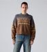 Levi's 007VH-0007 Jersey Charlotte Fairisle braun (L)