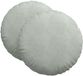 vidaXL Coussin d'assise 2 pc velours gris clair ø60 x 21 cm
