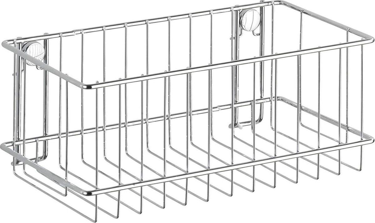 WENKO Douche- En Badrekje Classic 14 X 24 Cm Rvs Zilver