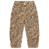 Daily7 barrel jeans met dierenprint - zand