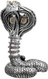 Gilde Steampunk Cobra Beeld Zilver Goud 20 x 30 cm