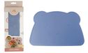 DORON & CHARLIE - Placemat - Baby Maaltijd - 056621 - Blauw - Siliconen - Beer Ontwerp - Antislip - Waterdicht - Wasbaar - Eerste Leeftijd - Kinderopvang - Makkelijk Schoon te Maken