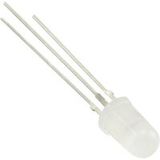 Vishay TLUV5300 LED Rouge, Vert Rond 5 mm 2.5 mcd, 2.5 mcd 60 ° 30 mA 2 V, 2.4 V