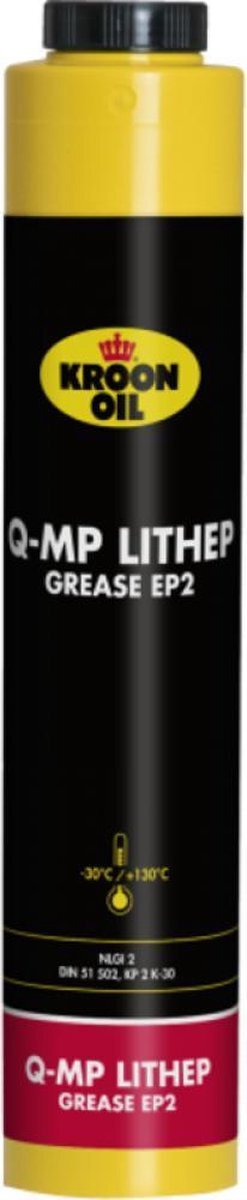 Kroon-Oil Kroon smeervet Q-Lithep Grease EP2 400 gr patroon