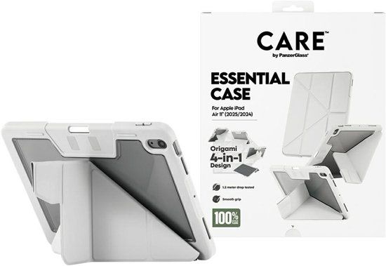 PanzerGlass CARE™ by Essential Case Light Grey iPad Air 11" (2024-2026)