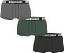 Urban Classics - 3-Pack Boxershorts set - 4XL - Grijs/Groen