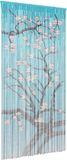 vidaXL Rideau de porte anti-insectes multicolore 100 x 200 cm bambou