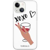 ERT GROUP mobiel telefoonhoesje voor Apple Iphone 13 origineel en officieel erkend Babaco patroon XOXO 001 optimaal aangepast aan de vorm van de mobiele telefoon, gedeeltelijk bedrukt