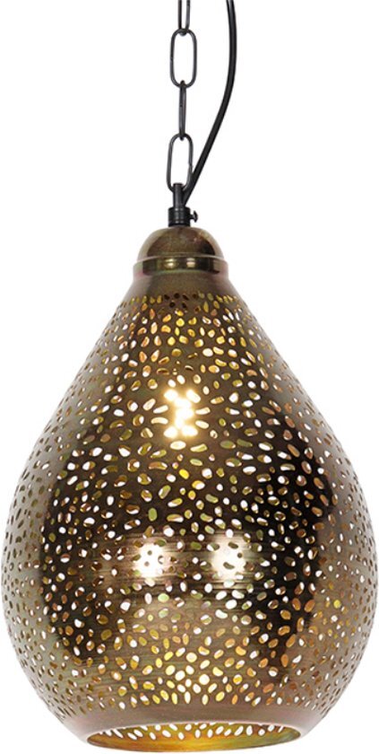 QAZQA Oosterse hanglamp koper - Maruf 5