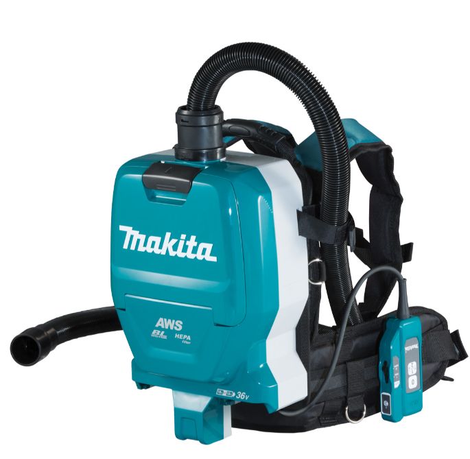 Makita DVC265ZXU Rugstofzuiger - 2 l - 29V - Lithium-Ion (Li-Ion) - HEPA - Droog - Backpack vacuum