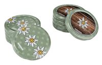Twist-Off-deksel FACKELMANN Alpenschick Twist-Off deksels, 10 stuks