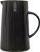 Home Deco Factory Carafe à eau/vin Arenka - céramique - noir - 1500 ml