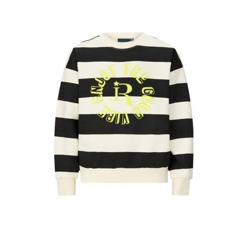 Retour Jeans gestreepte sweater zwart