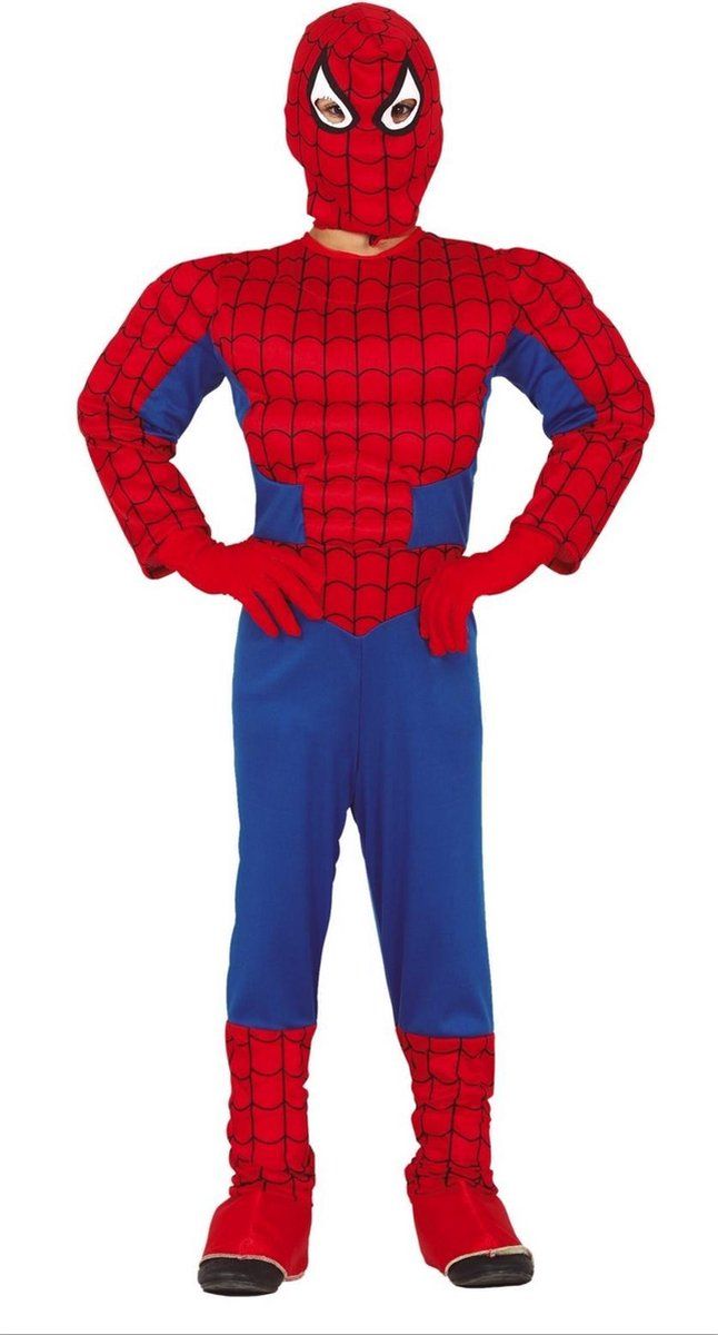 Superheld Spin Pak Gespierd Kind - Blauw/Rood - 2021