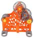 Enrouleur de filament manuel, détachable, adapté aux bobines de 1 kg, orange