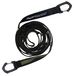 Ligne à linge de voyage portable avec 24 boucles de suspension, 3m