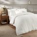 Duvet Day Harrison Stripe dekbedovertrekset - wit - eenpersoons