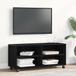 Bois traité meuble TV minimaliste 90x35x40.5 cm