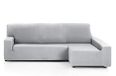Martina Home Hoekbankhoes Alma met armleuning rechts, grijs, 240-280 cm