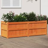 Maison Exclusive - Jardinière, brun chaud, 150x50x50 cm, pin massif