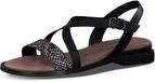 Tamaris Dames Platte Sandalen Leer Gesp Lente/Zomer 2024 Maat 38