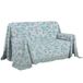 PENSIERI DELICATI Bankplaid 250 x 290 cm, Made in Italy, sprei van 100% puur katoen, maritiem groen, ideaal als sprei of sprei voor de zomer (tweepersoonsbed)