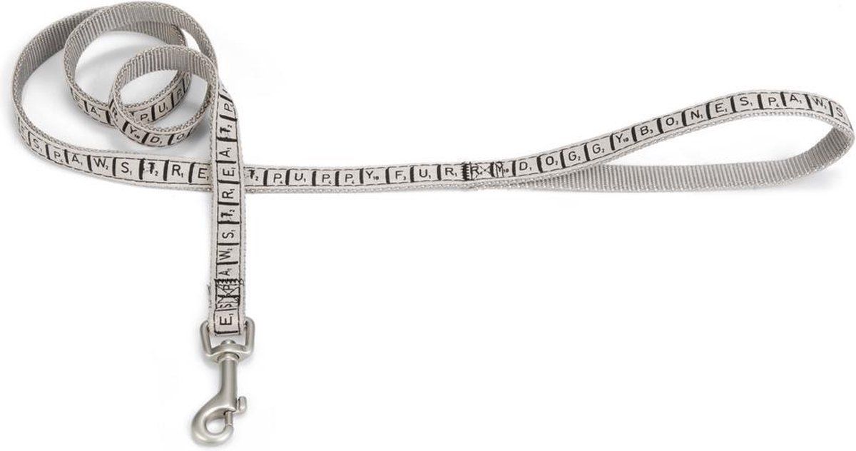 Beeztees Nylon looplijn Typo - Grijs