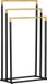Kleankin porte-serviettes - acier - 45x22,5x86cm - noir