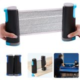 Merkloos / Sans marque Speelplezier-online.nl Uitschuifbaar Tafeltennisnet – maximaal 180 cm – Universeel Pingpong Net voor Elke Tafel – Draagbaar & Stevig