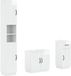 vidaXL - 3-delig - badkamerkast - set - HOORN - Hoogglans - Wit - Bewerkt - hout