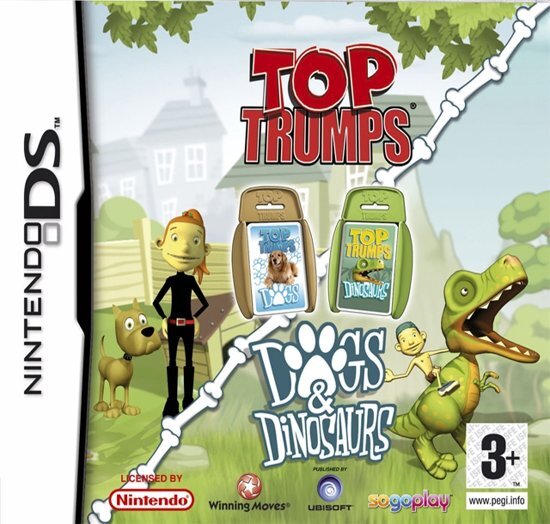 Ubisoft Top Trumps Dogs & Dinosaurs /NDS Nintendo DS