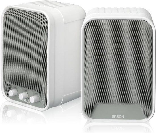 Epson ELPSP02 Active Speakers (2 x 15W) - White
