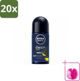 NIVEA MEN Deep Sport Deodorant Roller - 50 ml - 20 Stuks