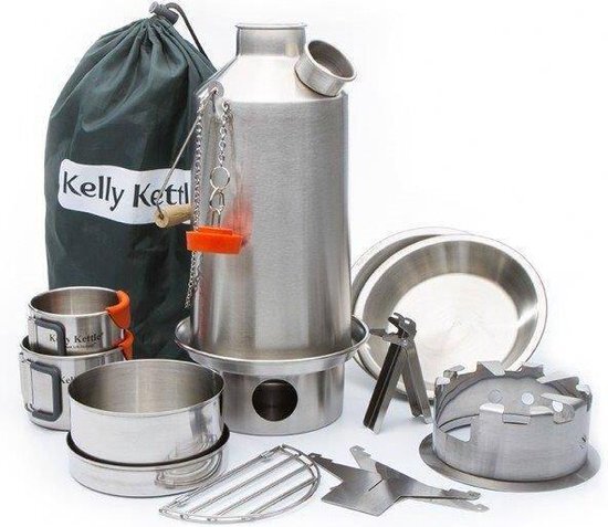 Kelly Kettle Ultimate 'Base Camp' Kit - Stainless Steel NEW