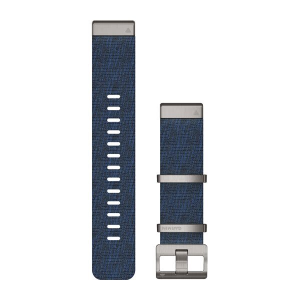 Garmin Garmin QuickFit® 22mm horlogebanden, Jacquard geweven nylon polsband – Zwart