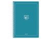 Antartik Schoolagenda, 25-26, spiraalbinding, donkerblauw, dagweergave, A5, tweetalig, FSC, 80 g
