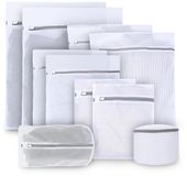 Jukibole Sac à linge, sac à linge robuste avec fermeture éclair en filet, 10 sacs à linge pour machine à laver, idéal pour tissus délicats, sous-vêtements, chaussettes, soutiens-gorge, manteaux, linge de lit