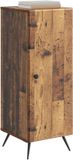 vidaXL Dressoir Oud hout 33 x 34,5 x 90 cm Bewerkt hout