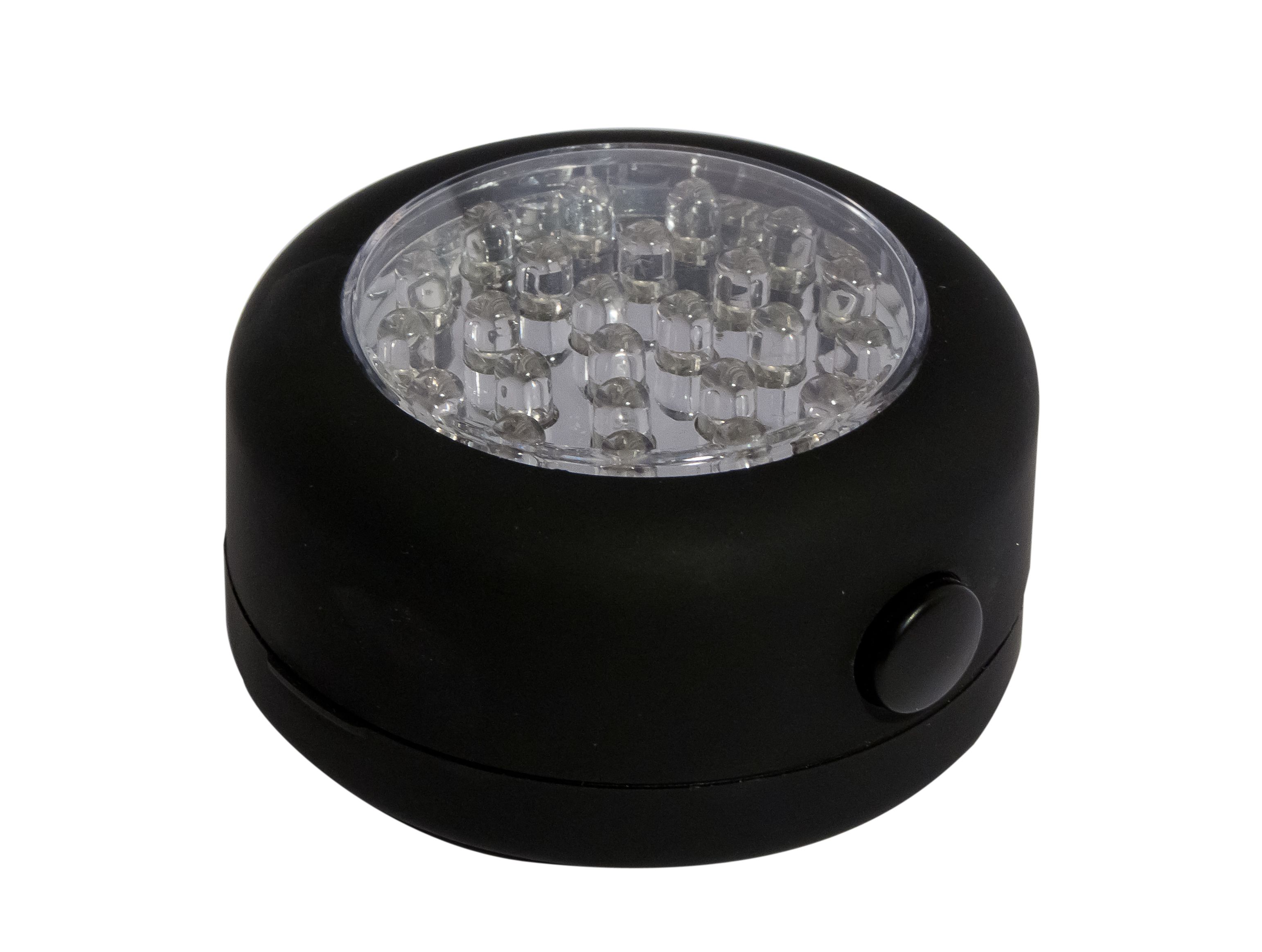 Chacon Magnetische LED rond - Zwart - 42052