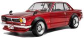 Solido Nissan Skyline (C10) Hakosuka '70, rood, schaal 1:18