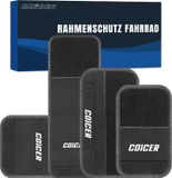 oCreon Framebescherming transport - Set van 4 - Voor fietsendrager - Carbon en e-bike