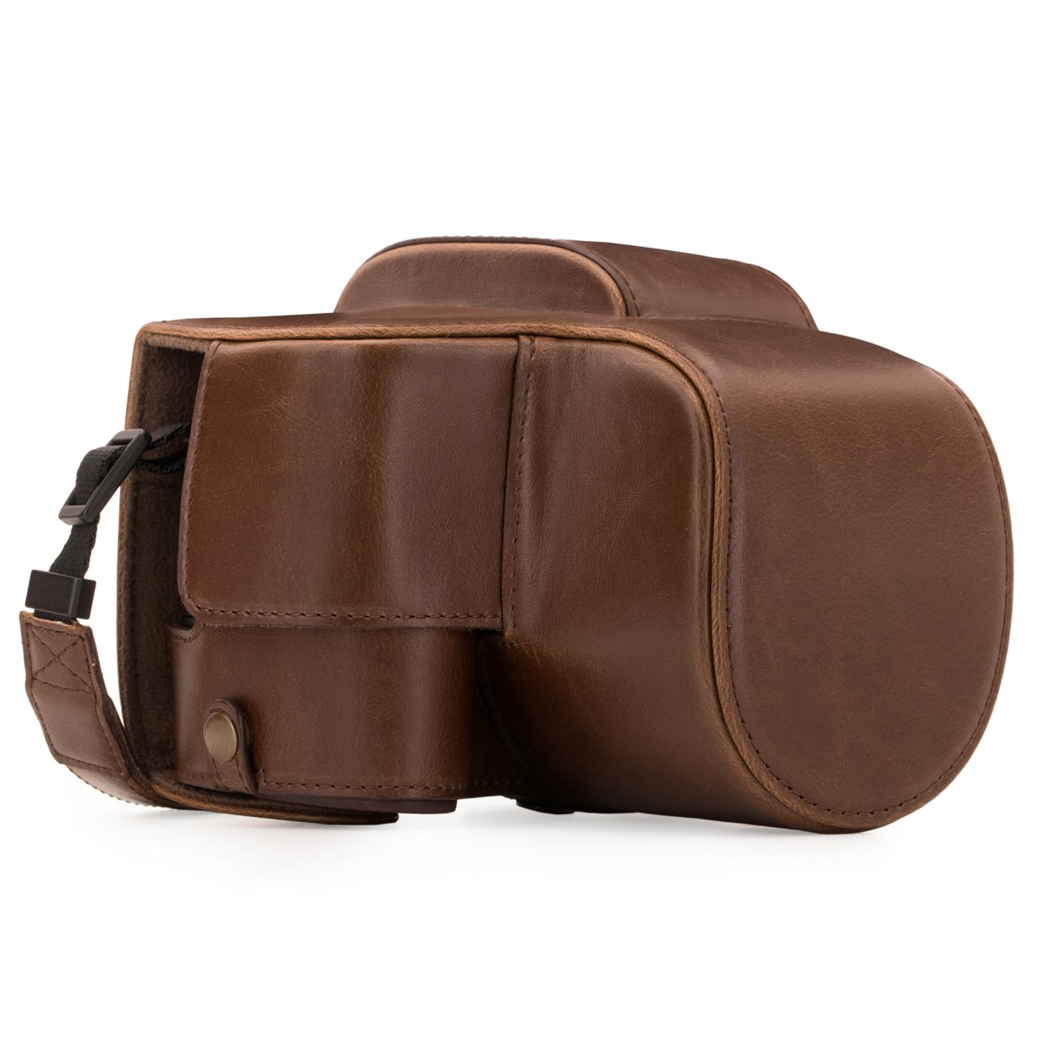 MegaGear MG1224 - Cameratas - Bruin - Kunstleer - Panasonic Lumix DC-FZ80