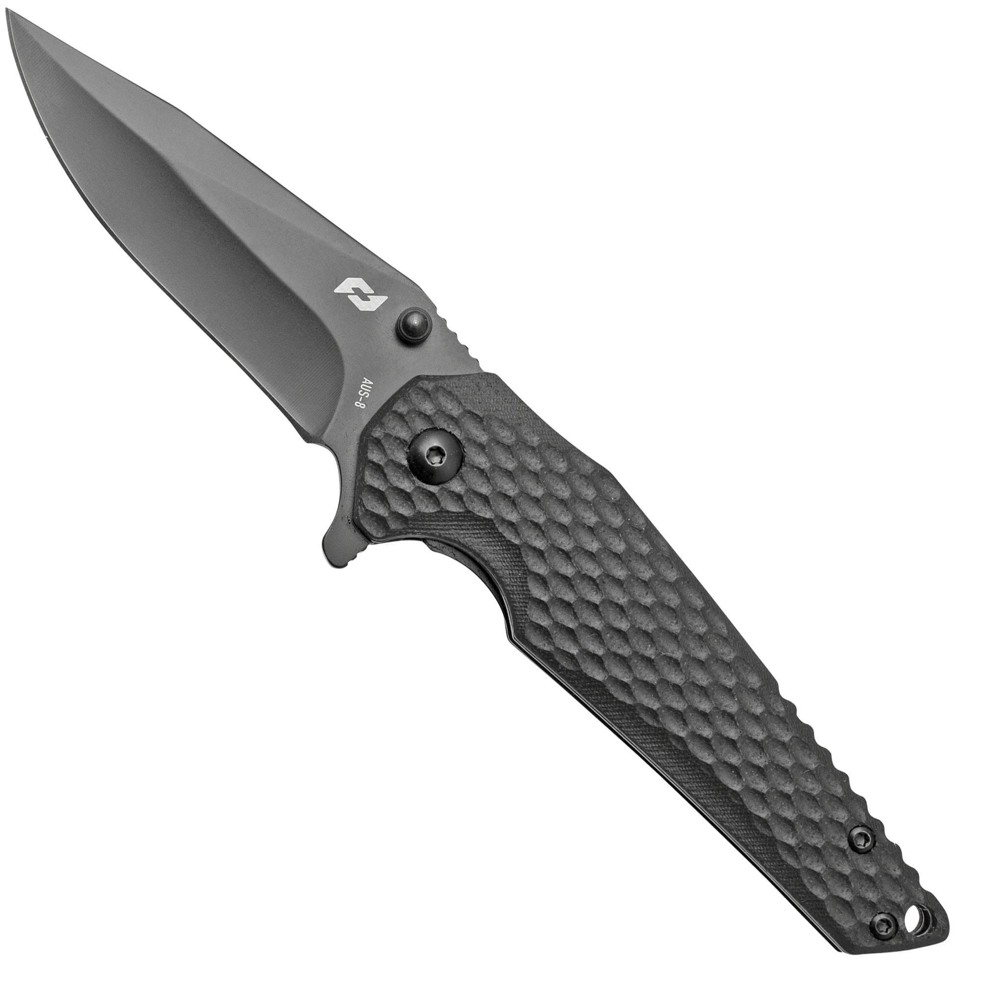 Schrade Fanatic 1182621 Zakmes - Zwart G10 - 2023 Model