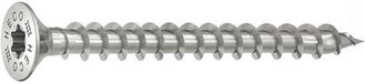 Heco Topix-Plus - RVS A2 Schroeven - Torx platverzonken kop - 3 x30mm - Voldraad (200 stuks)