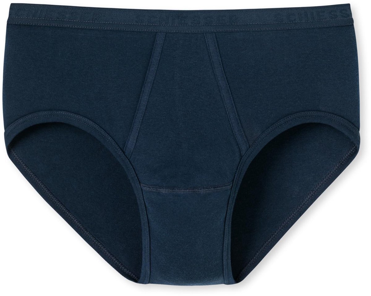 Schiesser Original Feinripp Heren Slip - Navy - Maat XL