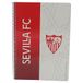 Sevilla Notitieboek, spiraalbinding, geruit, rood, officieel product (CyP Brands), Wit, Estandar, 80 vellen