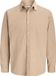 JACK & JONES Field cord shirt regular fit - ribfluweel - beige