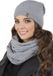 Vivisence Dames Wintermuts Lichtgrijs