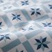 Bedrukt Origin - CHARLIE - Bamboe Dekbedovertrek 260x240cm Wit/blauw