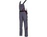 Planam Dames amerikaanse overall Highline (2719) - Grijs | Zwart - 44